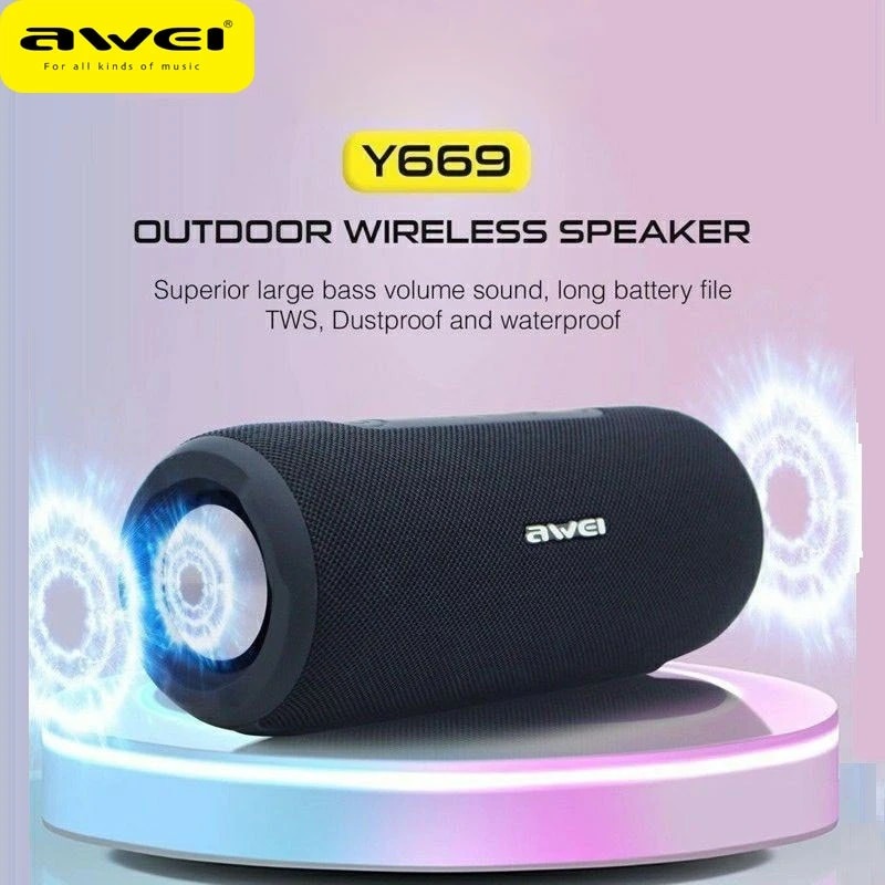 Awei Y669 Portable Bluetooth Speaker 
