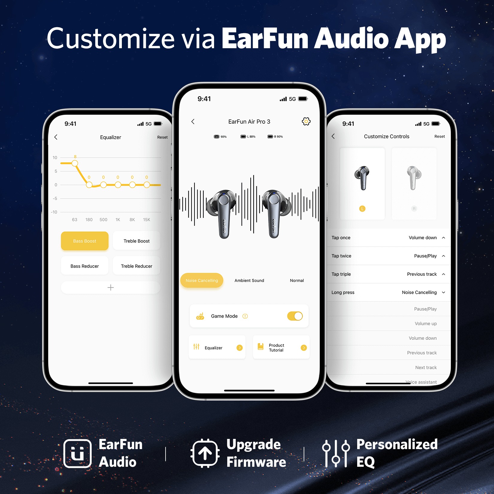 EarFun Air Pro 3 LE-Audio ANC True Wireless Earbuds